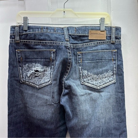 Vigoss Premium Jeans wide leg women's 9 10 long tall - Picture 2 of 8